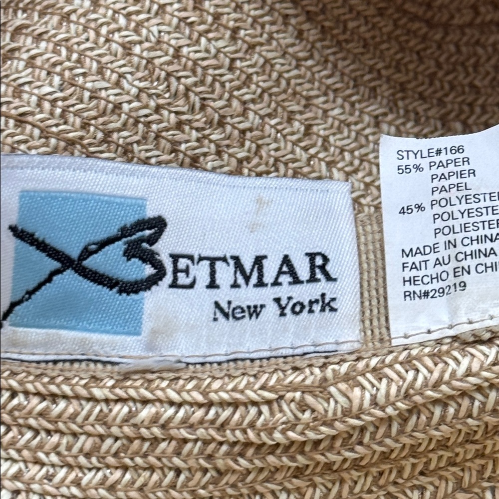Betmar New York Elegant Tan Wide-Brimmed Hat HT9271G - Picture 5 of 5